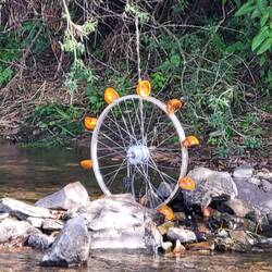 Wasserrad - einmal anders.