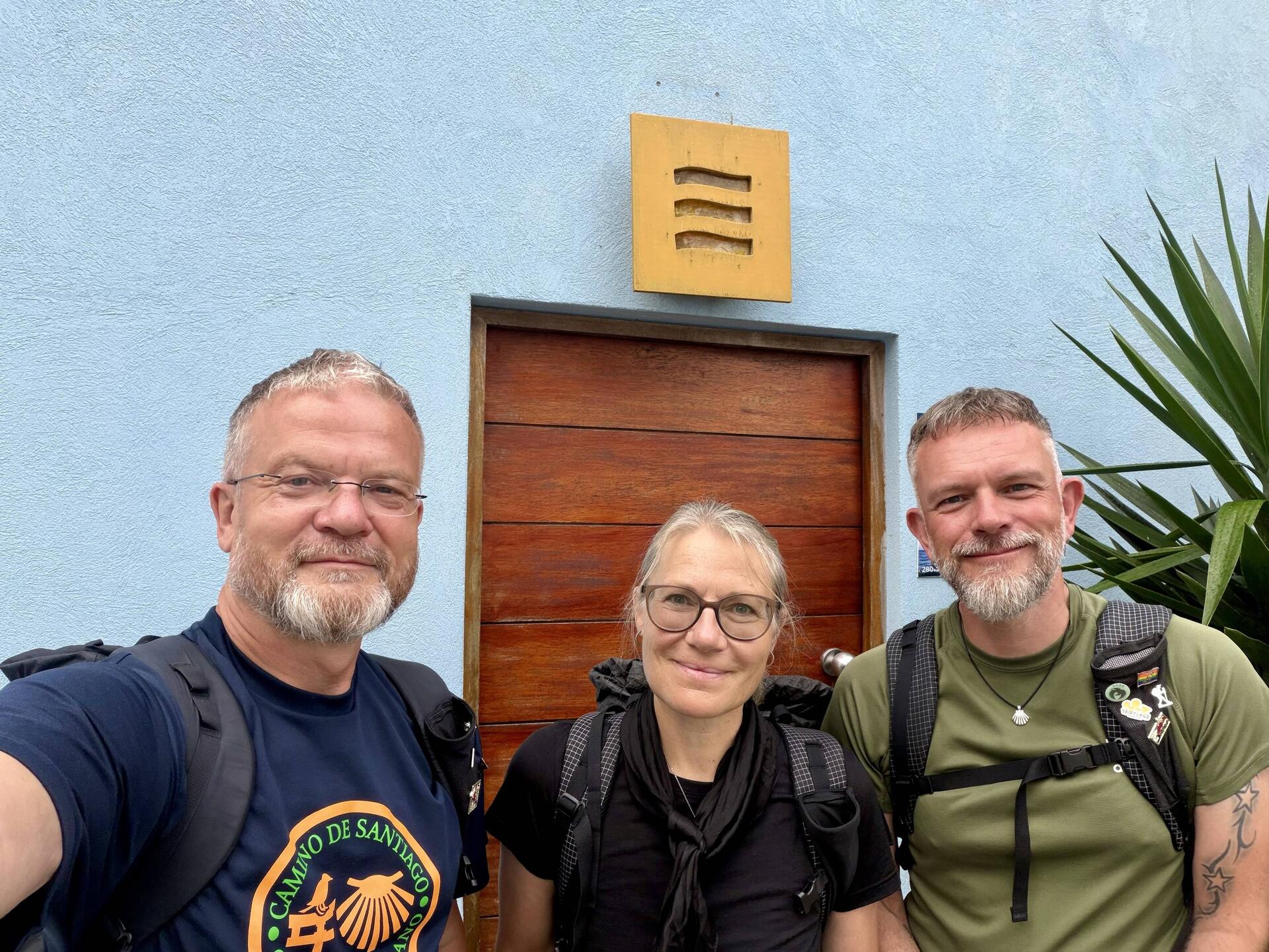 Vor der Unterkunft in Esposende