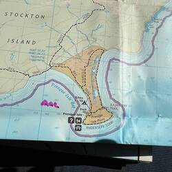 Trail map of the area I hiked.