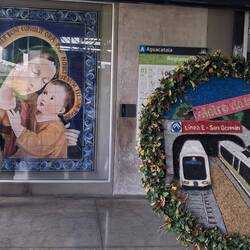 SCHUTZ-Madonna in jeder Metrostation