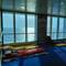 Windows! and the backpackers beds all set up for the night
