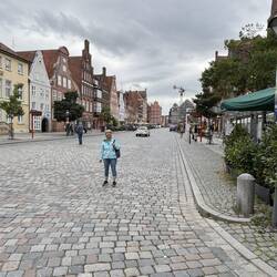 Der Hauptplatz von Lüneburg genannt "Am Sande"