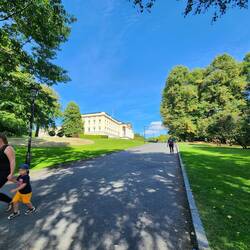 Heading toward the palace