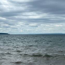 Stormy skies.