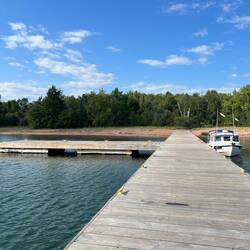 C-Traveler tied up at the Quarry Dock.