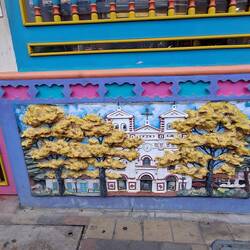 Kirchenfront als Zocalo