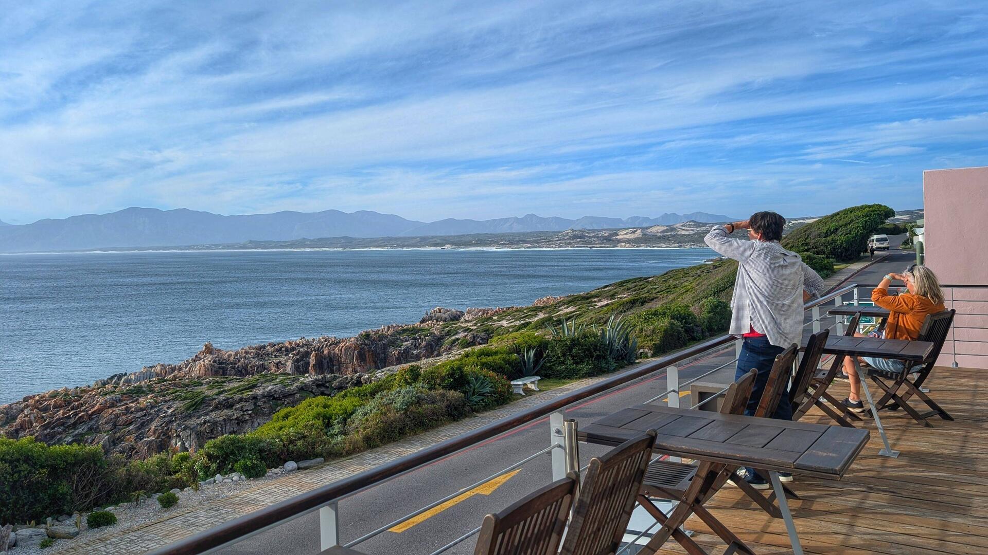 Whale watching from our accommodation - Whale Song Lodge