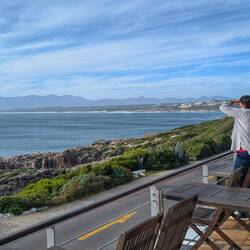 Whale watching from our accommodation - Whale Song Lodge