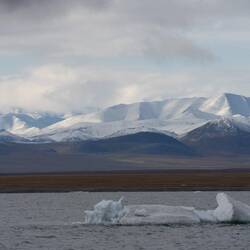 The Alaskan shore is stunningly beautiful here!