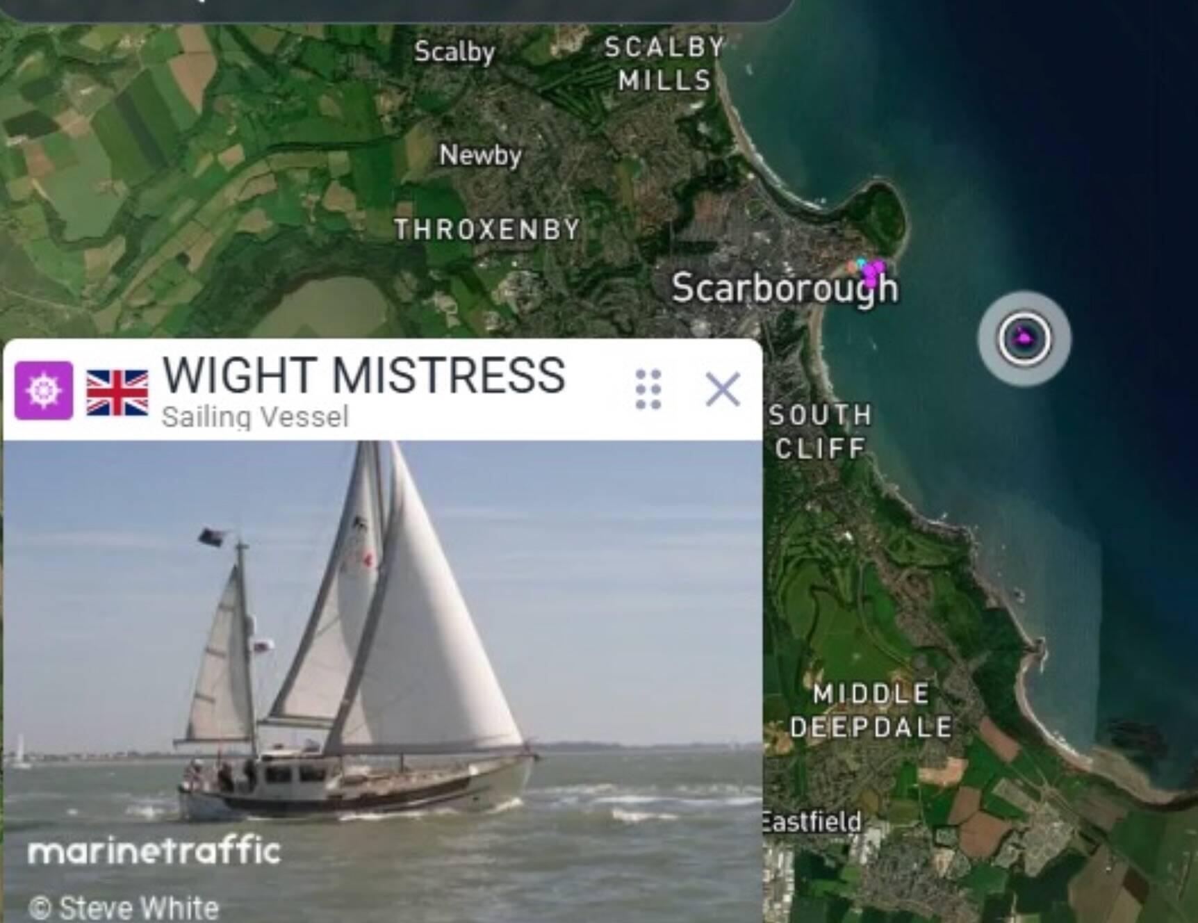 Wight Mistress on Marine Traffic