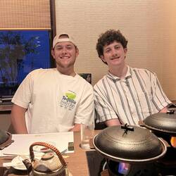 Smiles despite the food being terrible