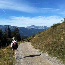 Nervige Kiesel-Schotter-Dirt-Road
