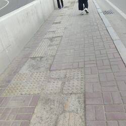 Footpaths are a bit rough in places