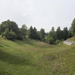 Entspannte Landschaft in Slowenien