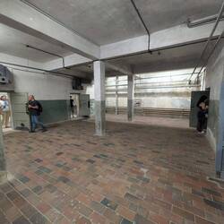 Prisoners were brought into this room where their clothes were taken from them