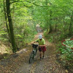 Steil und unwegsam.