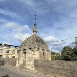 This building, on the bridge, was used as the town lock-up