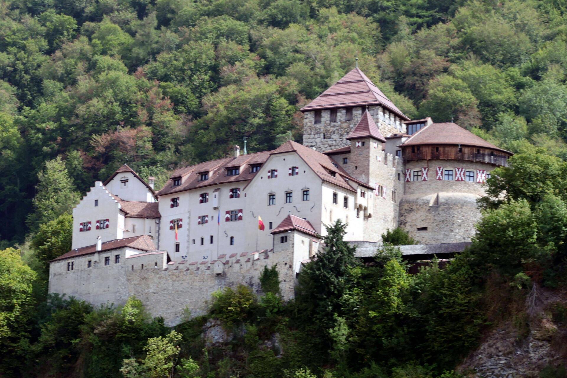 Schloss Vaduz, die Residenz der Fürstenfamilie