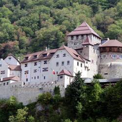 Schloss Vaduz, die Residenz der Fürstenfamilie
