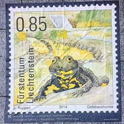 Briefmarken auf dem Boden im Städtle