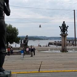 Blick vom Rathaus auf Oslo-Fjord