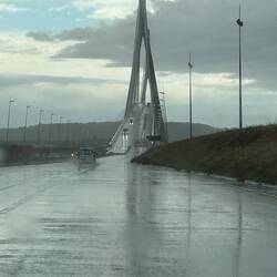Pont de Normandie vor Le Havre