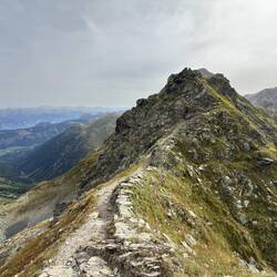 Die Gratwege waren leider nichts für Steffis Höhenangst - Höhenweg ist eben oben!
