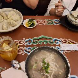 Lunch soups and dumplings