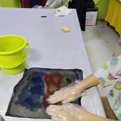 Soap it up, rub it