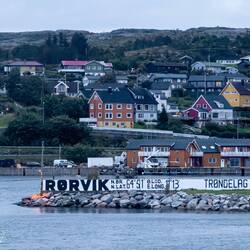 Rørvik at dusk.