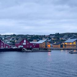 Rørvik at dusk.