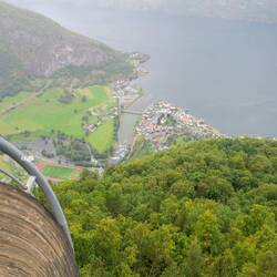 Blick auf Aurland.