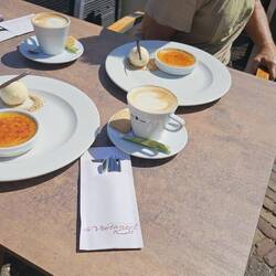 in dem wir "Crème bruléé" genossen