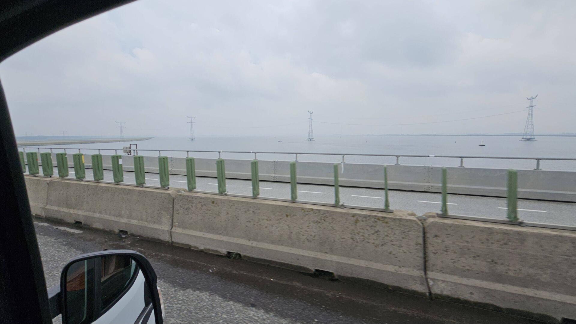der Tag begann neblig und mit Regen