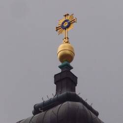 Das neue Turmkreuz