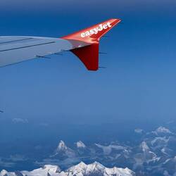 Matterhorn und Monte Rosa am frühen morgen ...