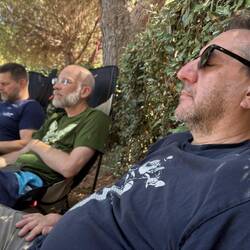 Mittagspause, der totale Stress