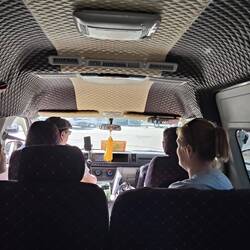 Travelled between activities in the bus
