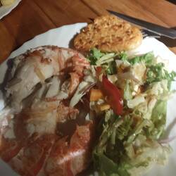 Last of my crayfish - the tail, yum