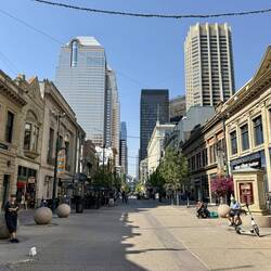 Impressionen aus Calgary - Stephen Avenue Walk
