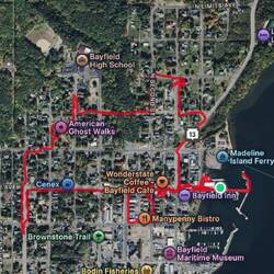 Four mile walk around Bayfield today.