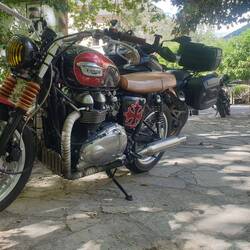 Aber nicht mit diesem Motorrad