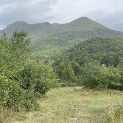 Very green hills