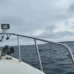 A little lumpy coming around Pt. Detour.
