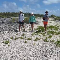 Wanderung übers Atoll