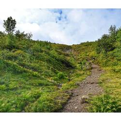 Der Wanderweg um den Berg wird ein steiniger sein...