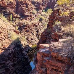 Knox Gorge von Oben