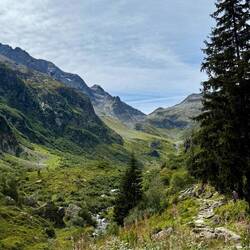 Der Blick zurück zum Col