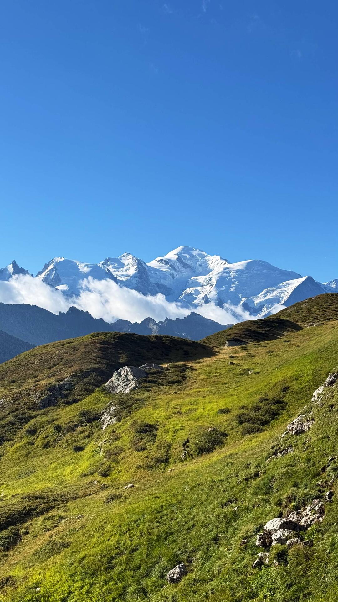 Blick auf den Mont Blanc