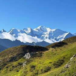Blick auf den Mont Blanc